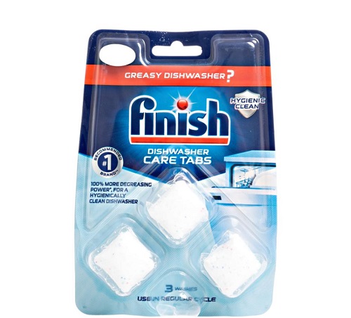 Viên vệ sinh máy rửa bát Finish vỉ 3 viên